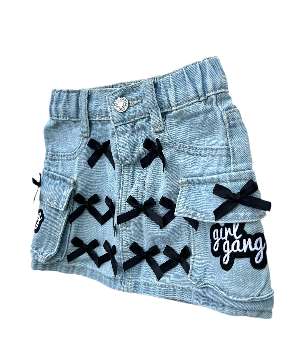 bow girl gang skirt
